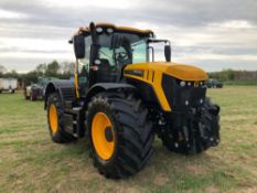 2016 JCB Fastrac 4220 4wd tractor, 60Kph AGCO CVT, Auto-Steer ready, 4 wheel steering, 4 electric sp