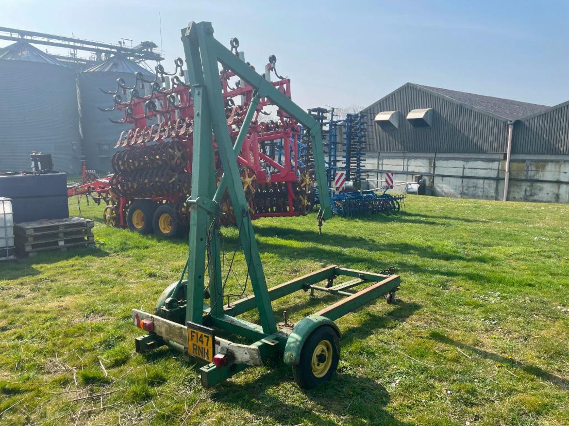 SWL 1t trailed crane with ball hitch attachment - Image 5 of 5