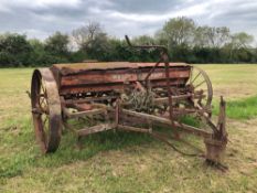 1963 Massey Ferguson Sunshine 500 trailed tine drill, 16 row. Serial No: ST1014.