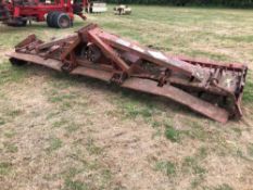 Kuhn 4m power harrow with rear spiral roller, PTO driven. Spares or repairs