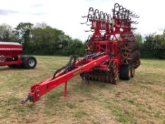 2009 Vaderstad Rexius Twin RST 830 press with tines, levelling boards, double press & 3 rows of stag