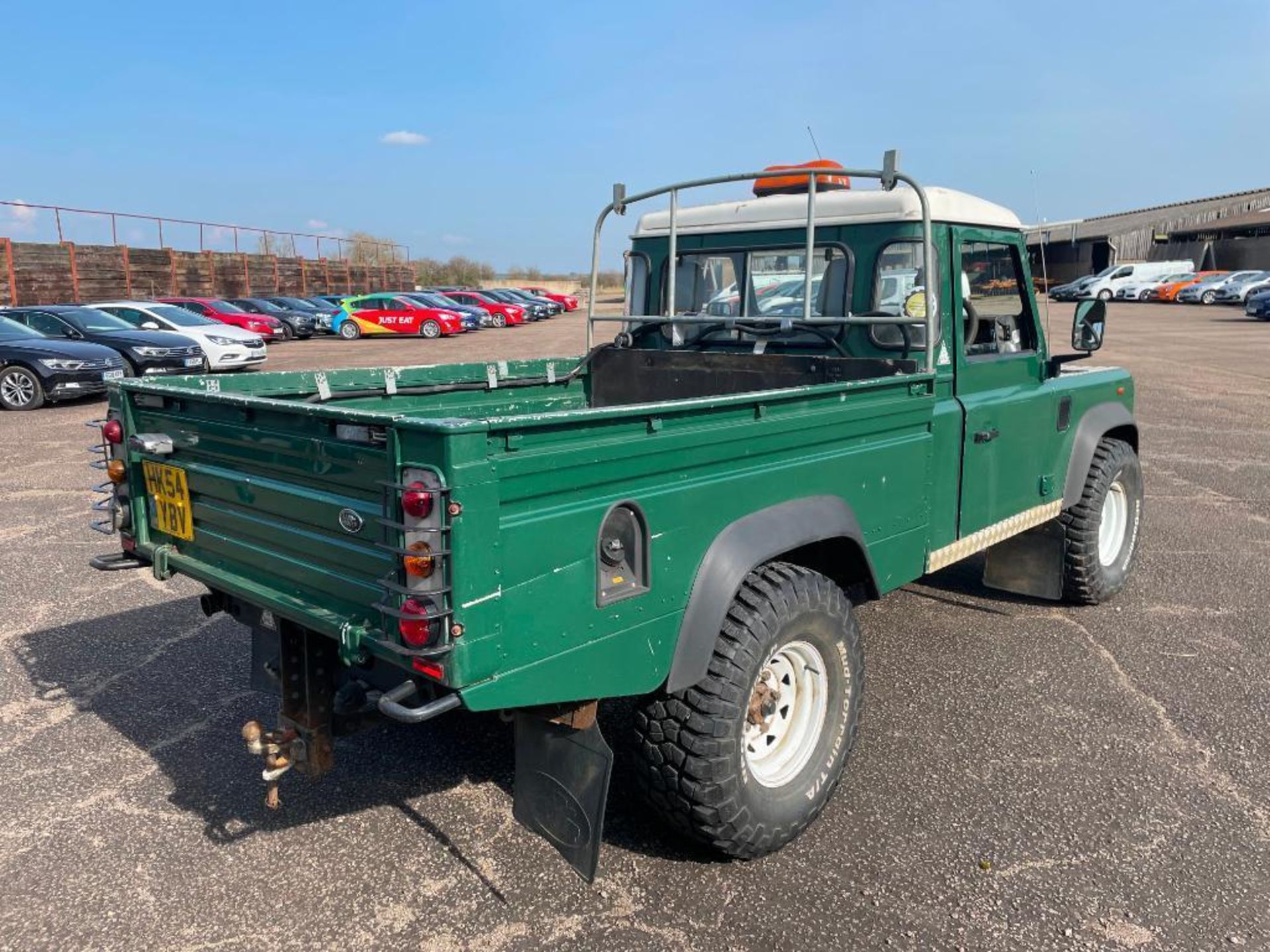 2004 Land Rover Defender 110 High-Capacity Pickup TD5, 4wd, manual, green, 2 door, with leather upho - Image 8 of 13