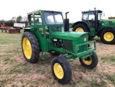 1973 John Deere 1120 2wd tractor 1 return spool, pick up hitch and linkage on 7.50R16C front and 12.