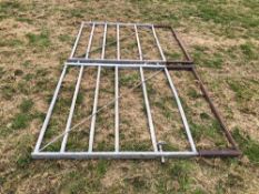 2No 4ft galvanised personnel gates