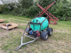 Rapid spray 400l trailed sprayer with Honda pump