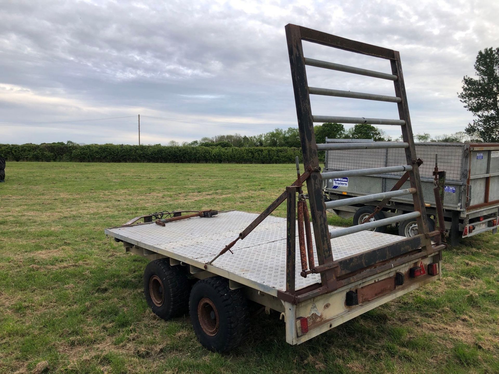 Ifor Williams DP120 60 twin axle trailer 2m x 3m with rear manual ramp, metal floor on 225/75R10 whe - Image 3 of 6