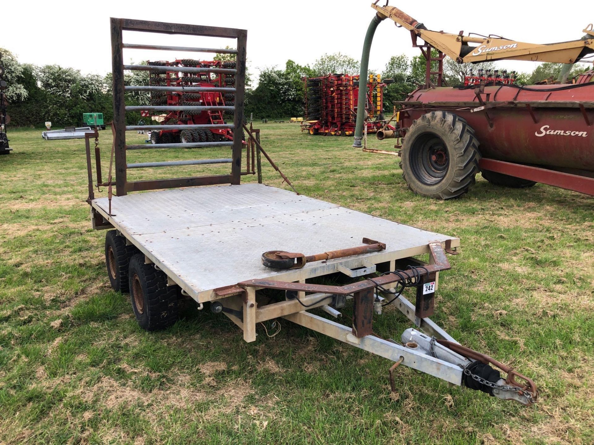 Ifor Williams DP120 60 twin axle trailer 2m x 3m with rear manual ramp, metal floor on 225/75R10 whe - Image 2 of 6