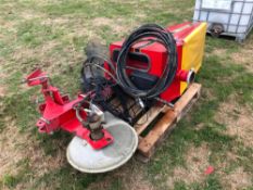 2009 Vaderstad BioDrill 360 pneumatic seed drill. Serial No: BDA098 Manual and Control box in Office