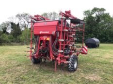 2020 Kverneland TS Pneumatic 6m tine drill, ISOBUS control, tramline markers, wheel track eradicator