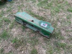 John Deere front weight carrier