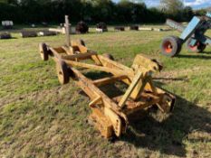 Michael Moore single leg mole plough. Serial No: 662