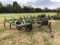 John Deere Mulch Tiller, 15ft heavy duty cultivator, discs removed