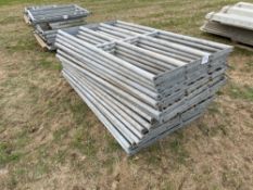 16No  6ft 6" galvanised barriers