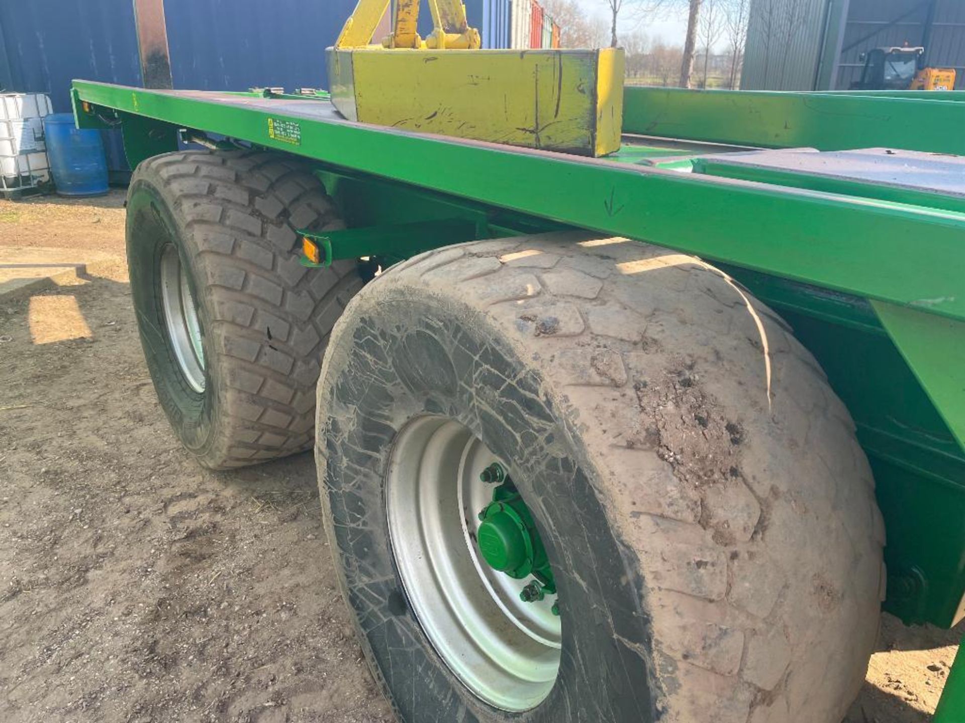 2014 Heath Super Chaser Extra QM twin axle bale chaser on 560/60R22.5 wheels and tyres, air brakes, - Image 13 of 28