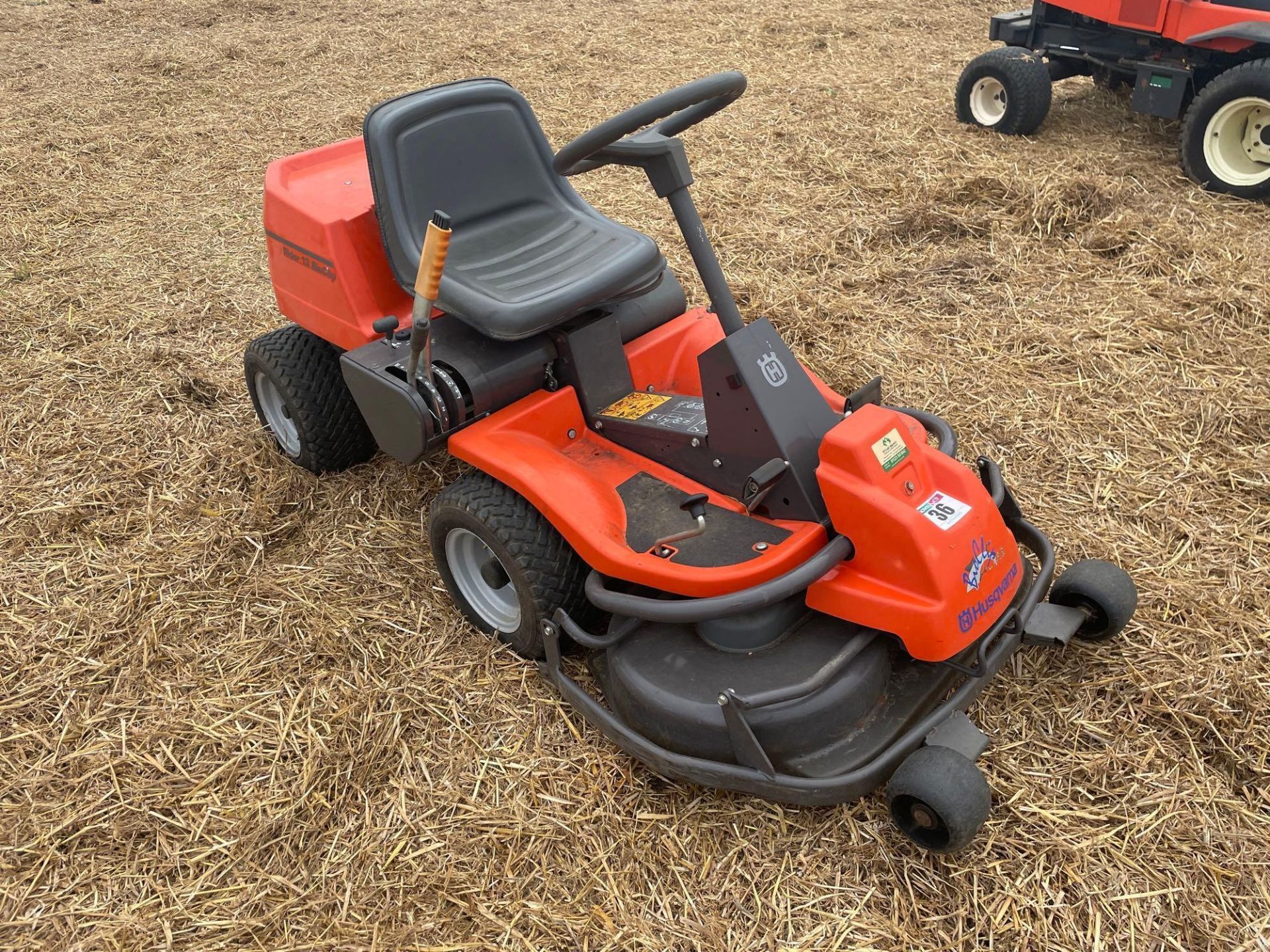 Husqvarna Rider 13 BioClip ride on lawn mower with 35" cutting deck, petrol, hydrostatic with Briggs