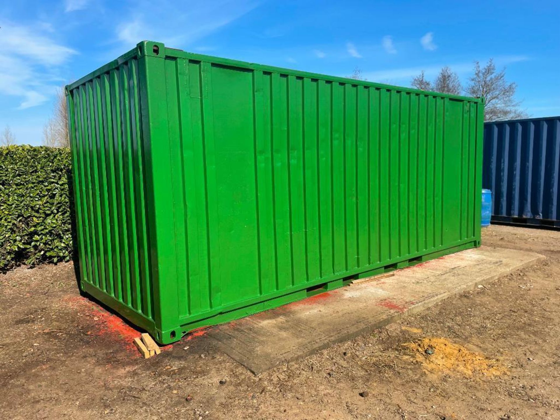 20ft shipping container with 10,000l bunded diesel tank and single phase pump - Image 2 of 7