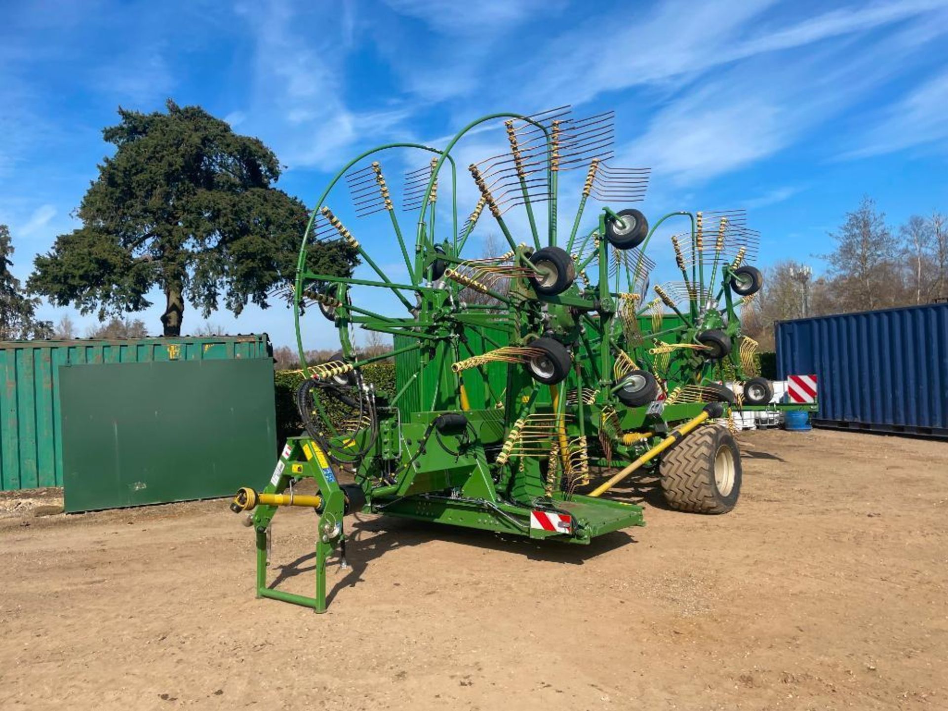 2020 Krone Swadro 1400 Plus 4 rotor rake, trailed on 620/40R22.5 IMP wheels and tyres. Type: SW2E. S - Image 5 of 27