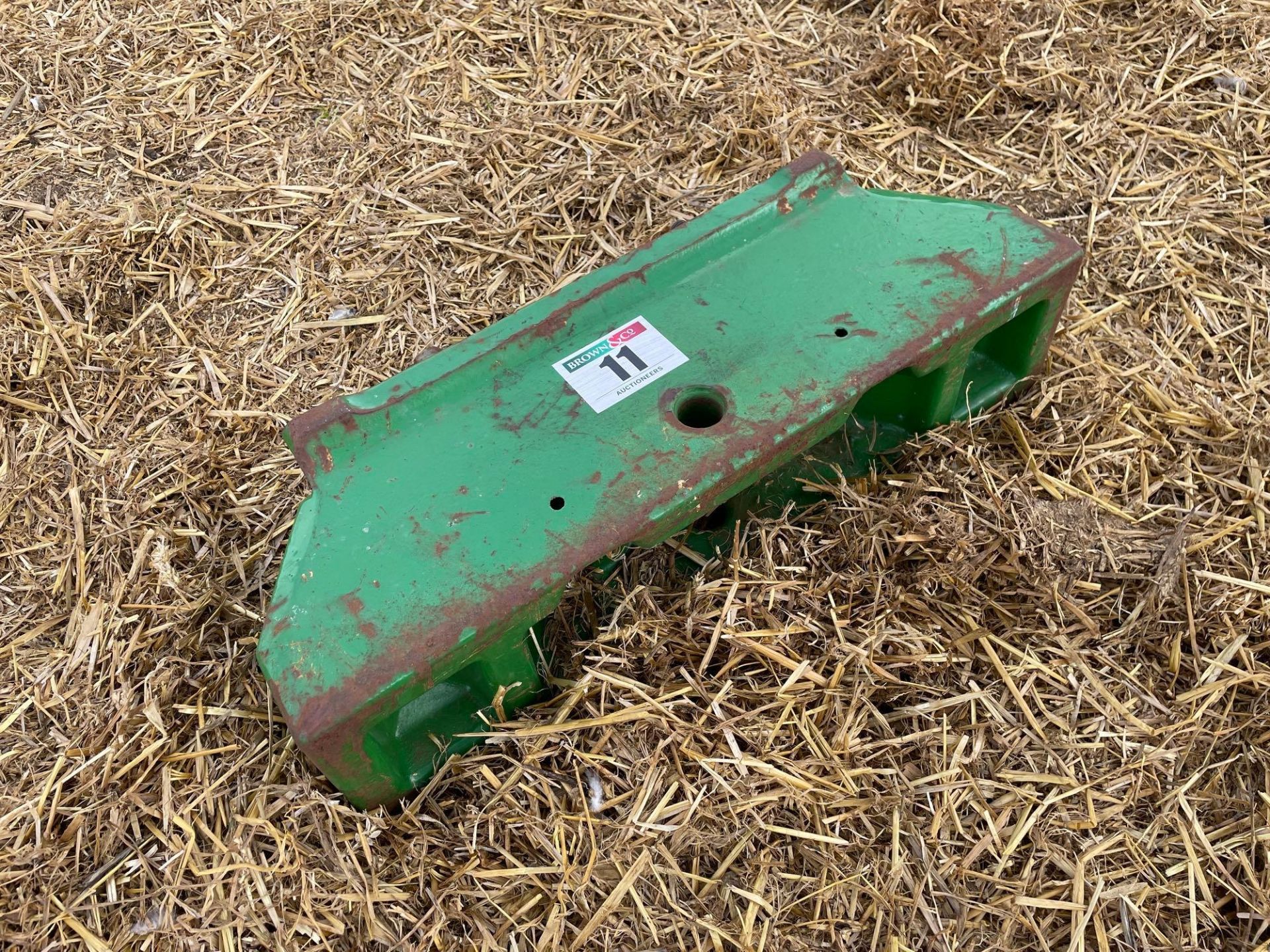 John Deere front weight carrier