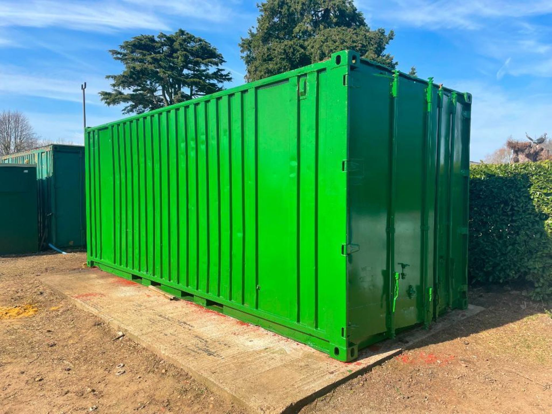 20ft shipping container with 10,000l bunded diesel tank and single phase pump - Image 3 of 7