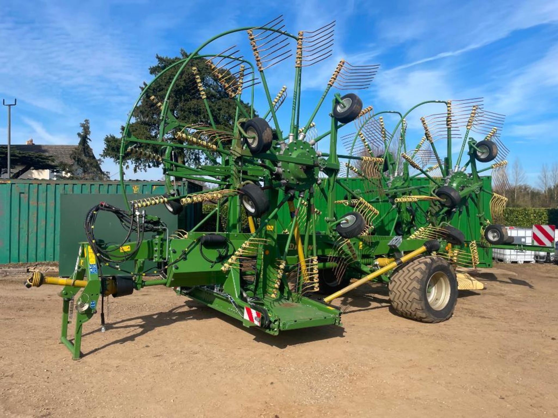 2020 Krone Swadro 1400 Plus 4 rotor rake, trailed on 620/40R22.5 IMP wheels and tyres. Type: SW2E. S - Image 20 of 27