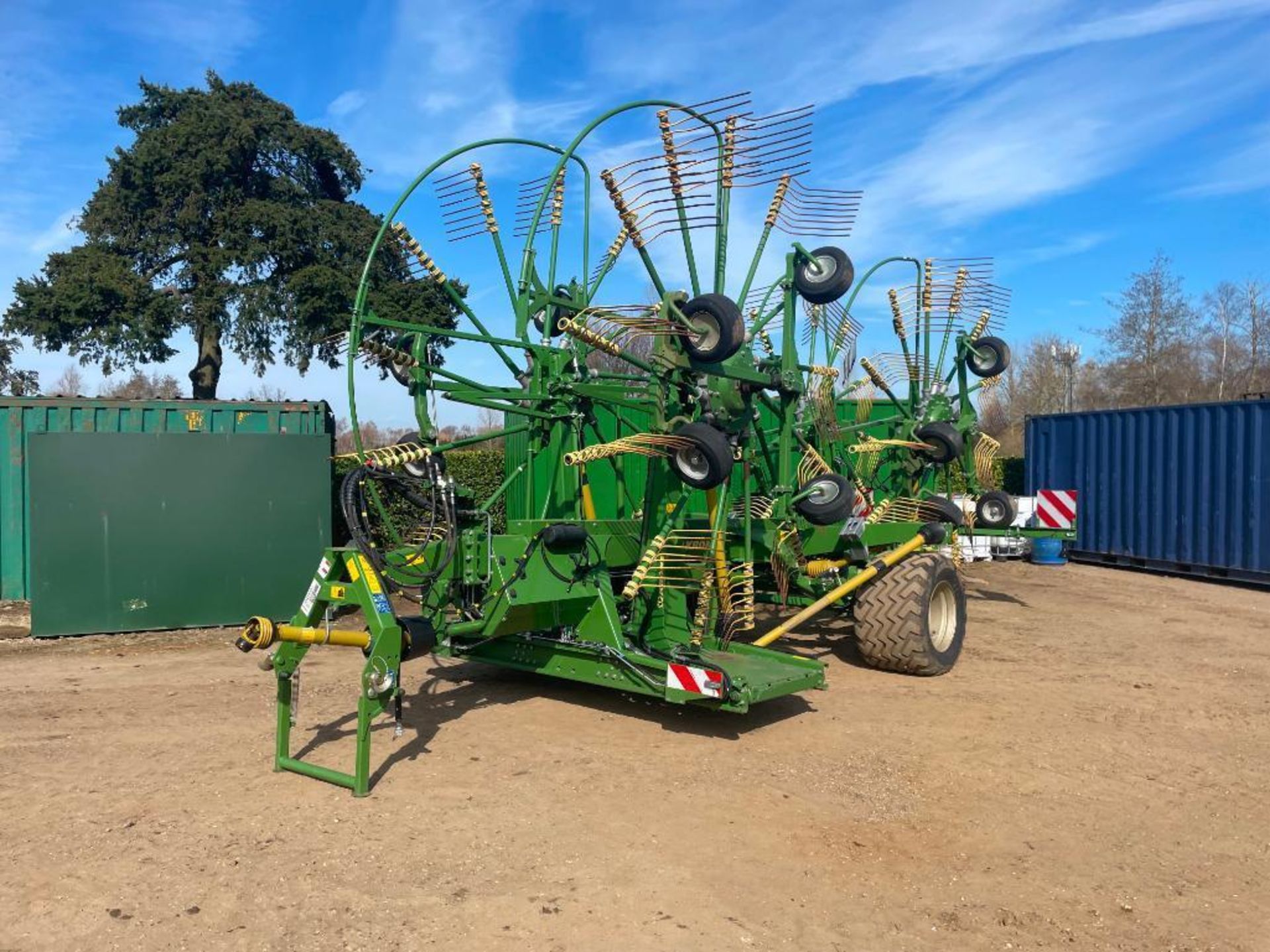 2020 Krone Swadro 1400 Plus 4 rotor rake, trailed on 620/40R22.5 IMP wheels and tyres. Type: SW2E. S - Image 24 of 27