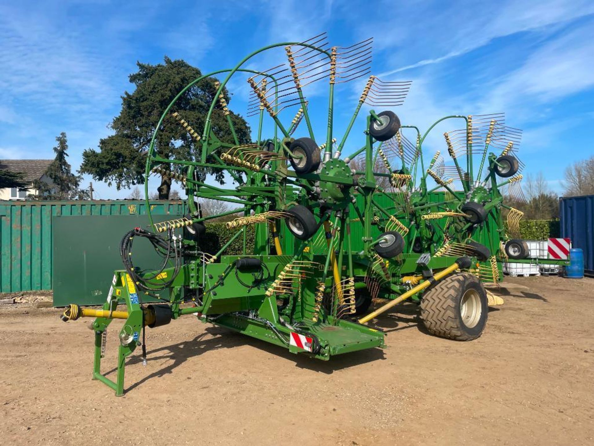 2020 Krone Swadro 1400 Plus 4 rotor rake, trailed on 620/40R22.5 IMP wheels and tyres. Type: SW2E. S - Image 16 of 27