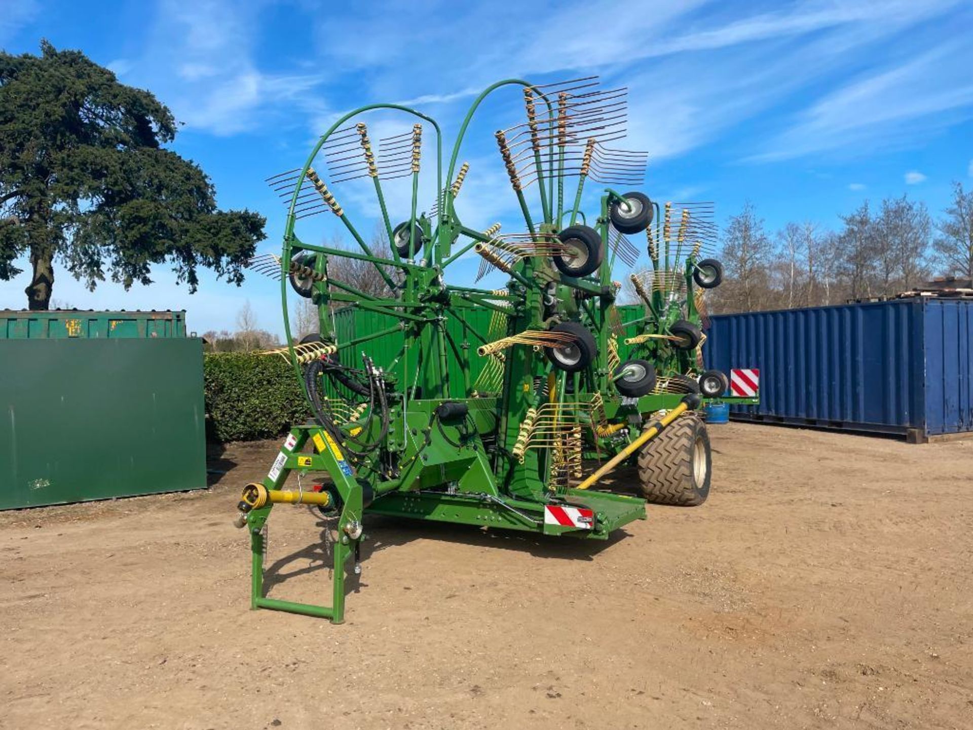 2020 Krone Swadro 1400 Plus 4 rotor rake, trailed on 620/40R22.5 IMP wheels and tyres. Type: SW2E. S - Image 26 of 27