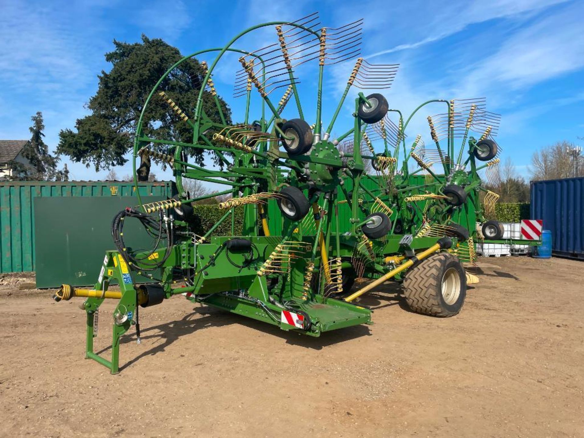 2020 Krone Swadro 1400 Plus 4 rotor rake, trailed on 620/40R22.5 IMP wheels and tyres. Type: SW2E. S - Image 21 of 27