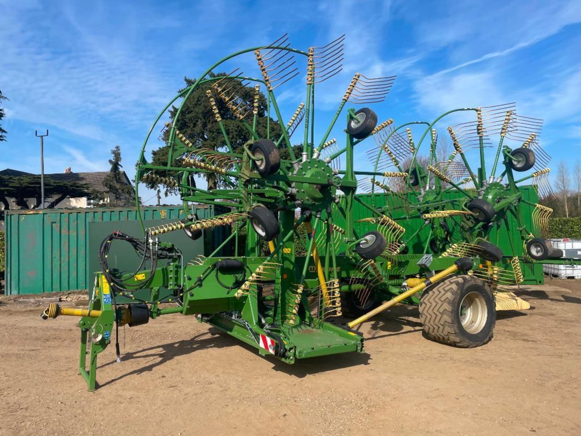 2020 Krone Swadro 1400 Plus 4 rotor rake, trailed on 620/40R22.5 IMP wheels and tyres. Type: SW2E. S - Image 18 of 27