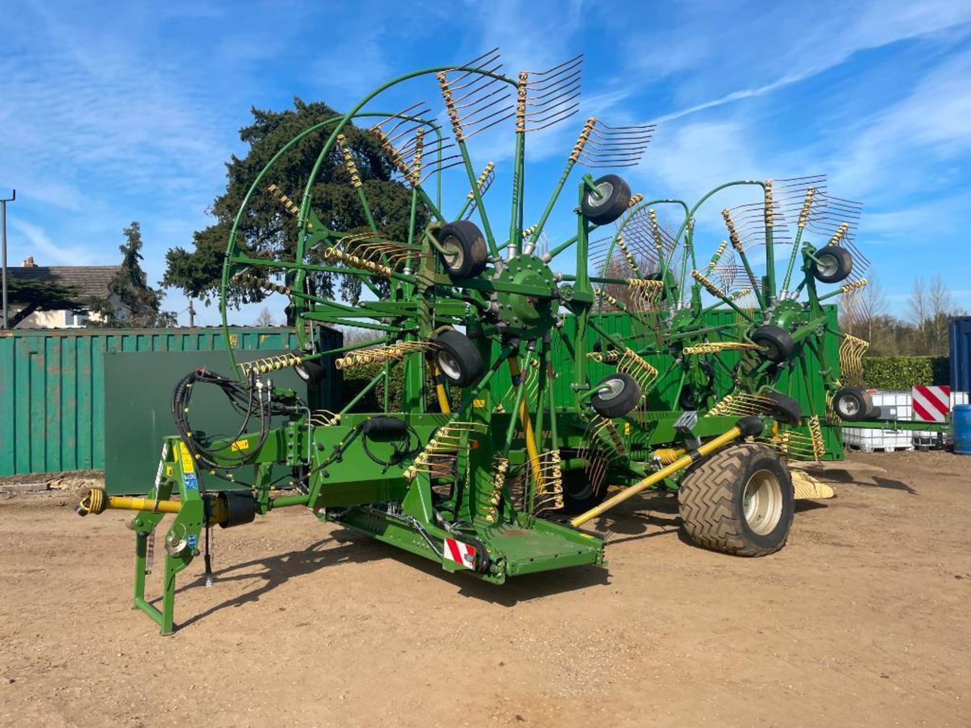 2020 Krone Swadro 1400 Plus 4 rotor rake, trailed on 620/40R22.5 IMP wheels and tyres. Type: SW2E. S - Image 17 of 27