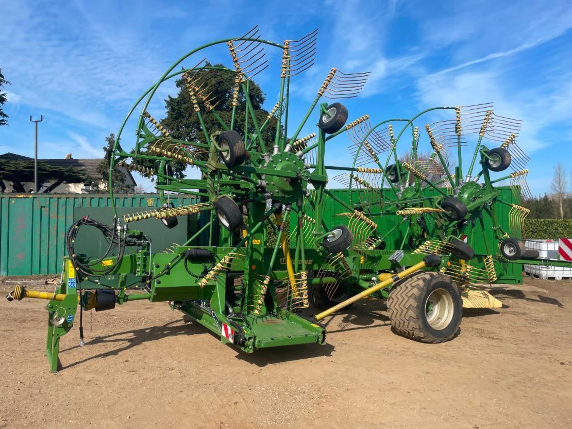 2020 Krone Swadro 1400 Plus 4 rotor rake, trailed on 620/40R22.5 IMP wheels and tyres. Type: SW2E. S - Image 19 of 27