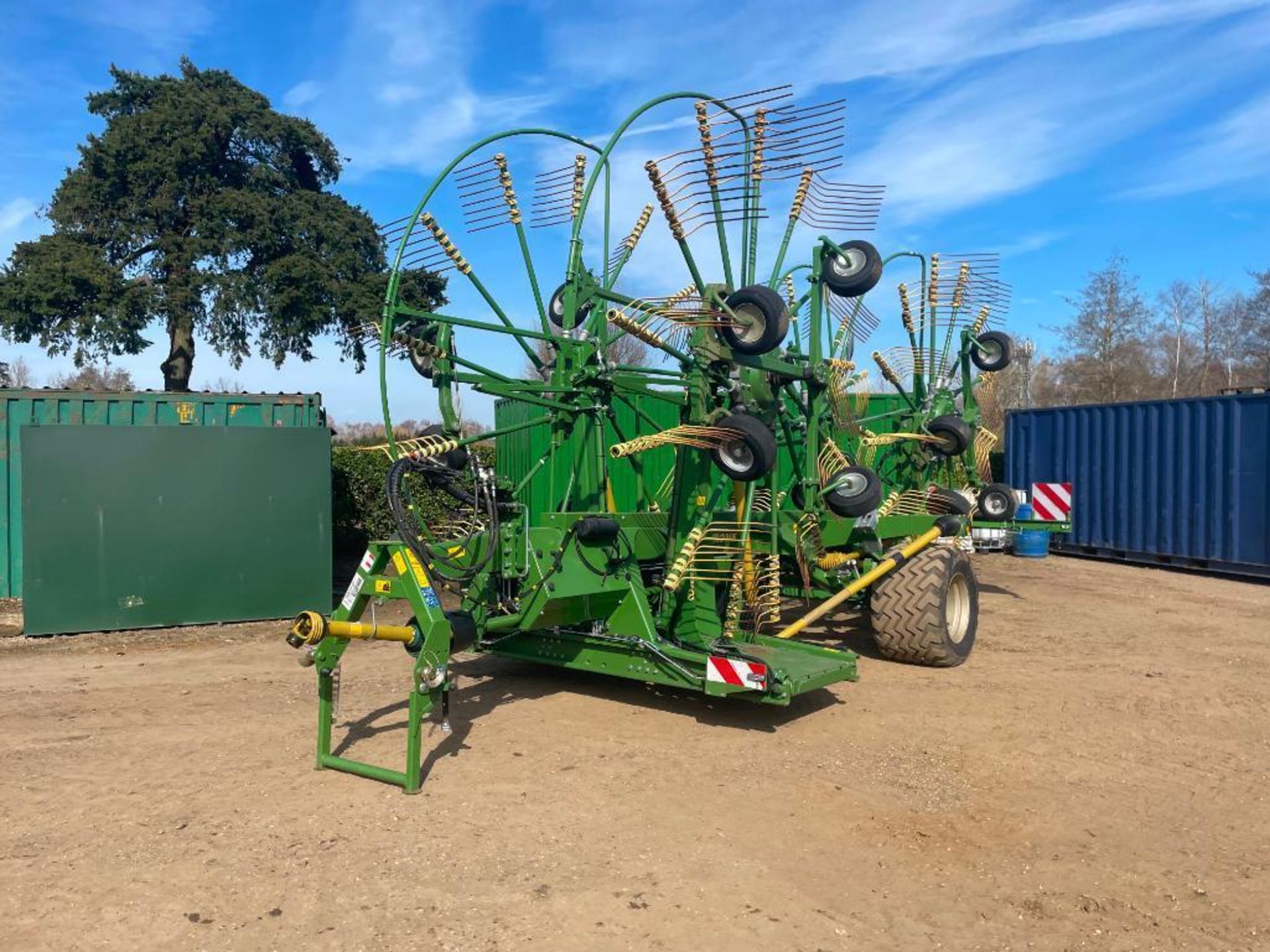 2020 Krone Swadro 1400 Plus 4 rotor rake, trailed on 620/40R22.5 IMP wheels and tyres. Type: SW2E. S - Image 25 of 27