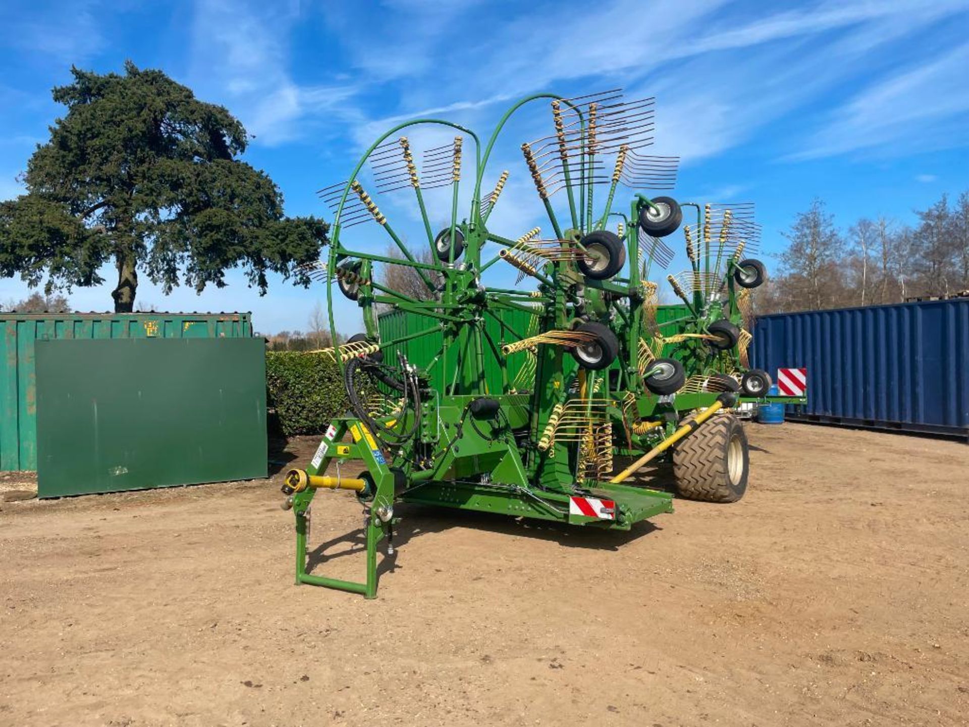 2020 Krone Swadro 1400 Plus 4 rotor rake, trailed on 620/40R22.5 IMP wheels and tyres. Type: SW2E. S - Image 7 of 27