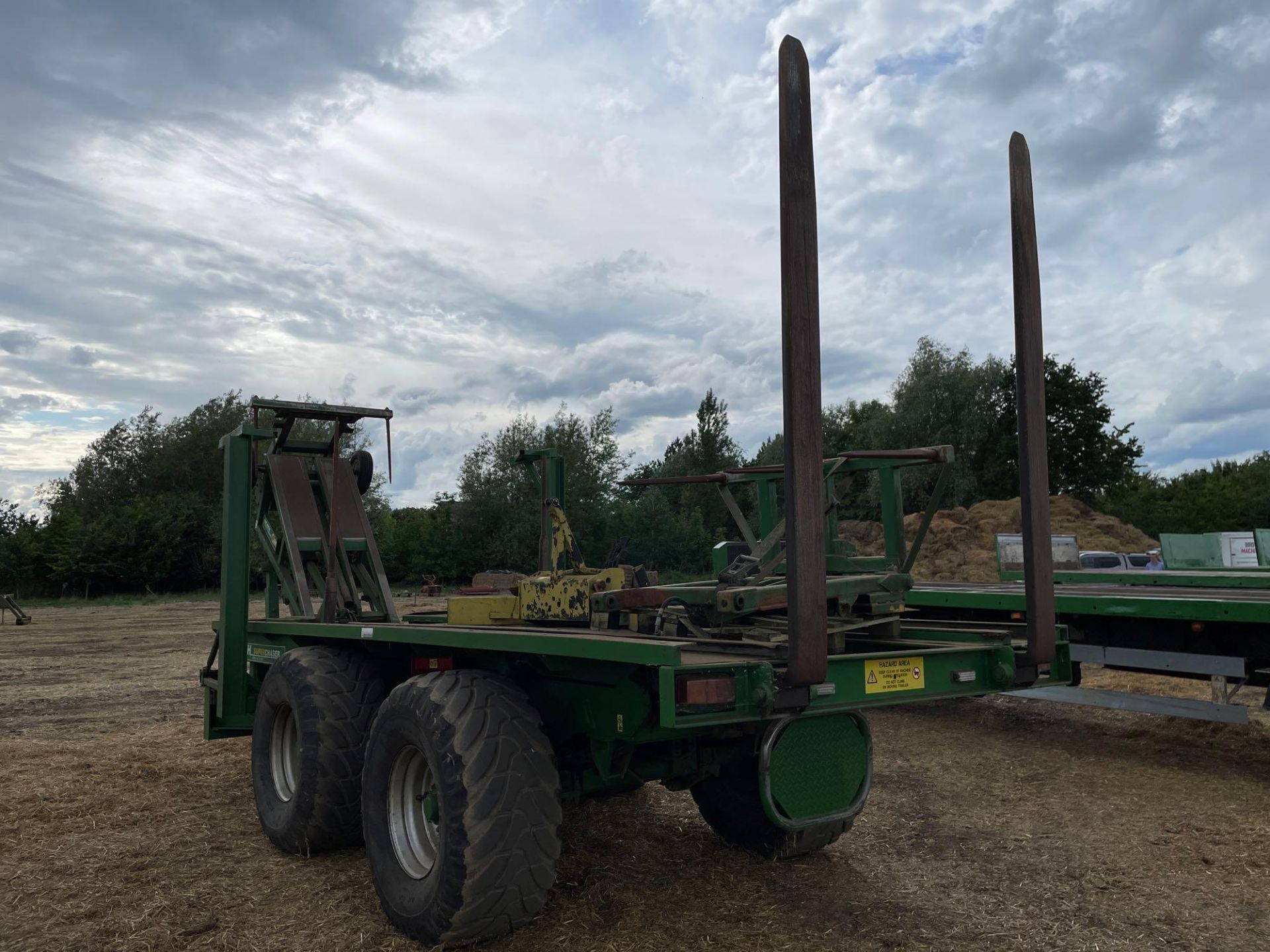 2007 Heath Super Chaser QM twin axle bale chaser on 560/60R22.5 wheels and tyres, hydraulic brakes, - Image 28 of 28