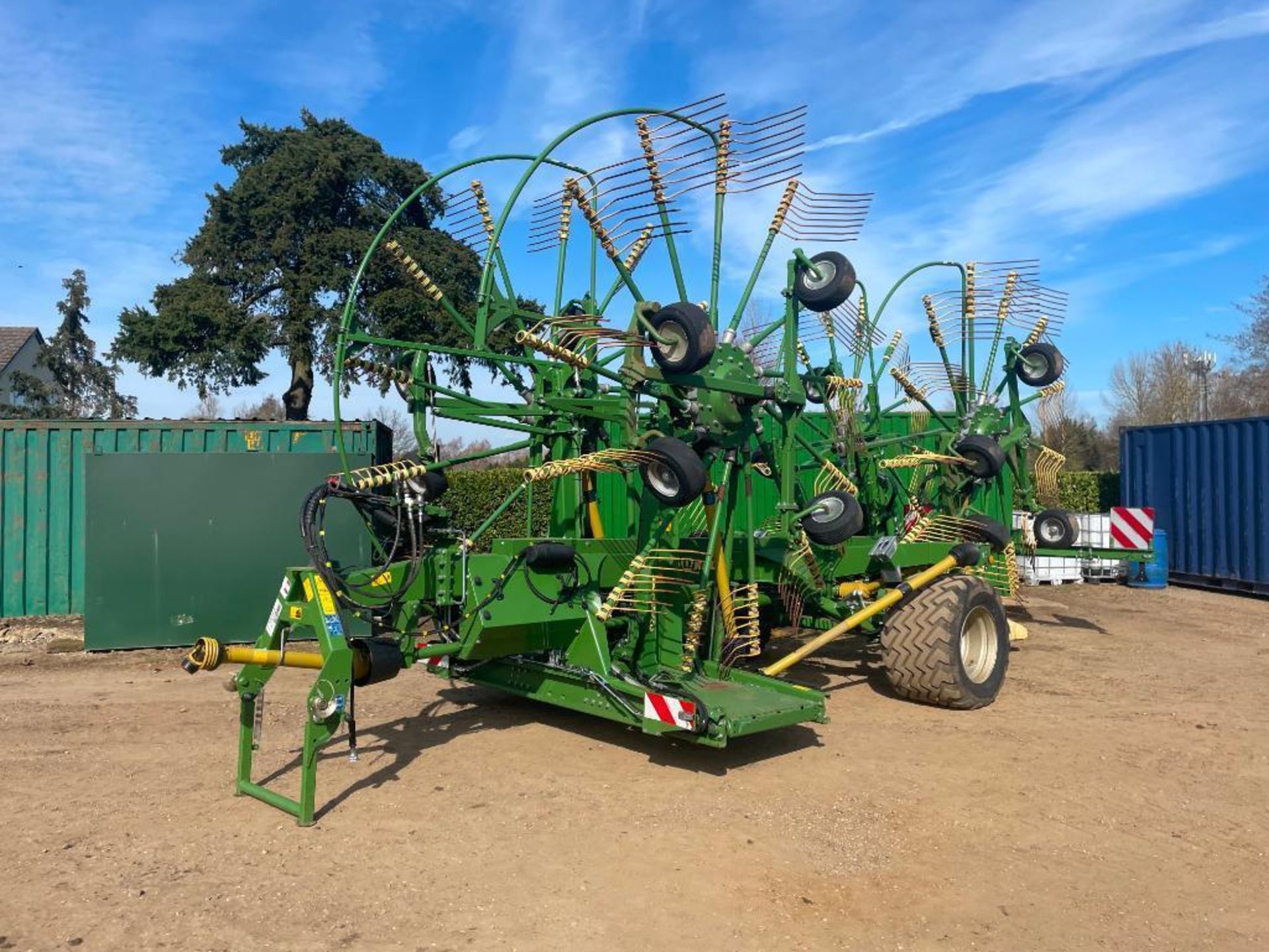 2020 Krone Swadro 1400 Plus 4 rotor rake, trailed on 620/40R22.5 IMP wheels and tyres. Type: SW2E. S - Image 22 of 27