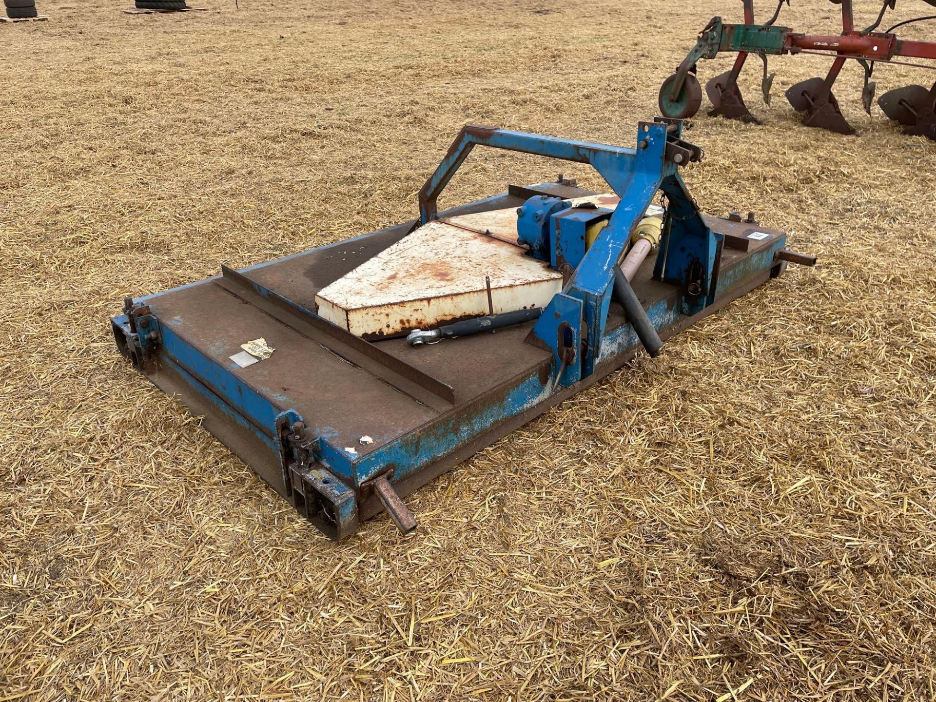 9ft pasture topper c/w front and rear roller, PTO driven, linkage mounted - Image 2 of 8