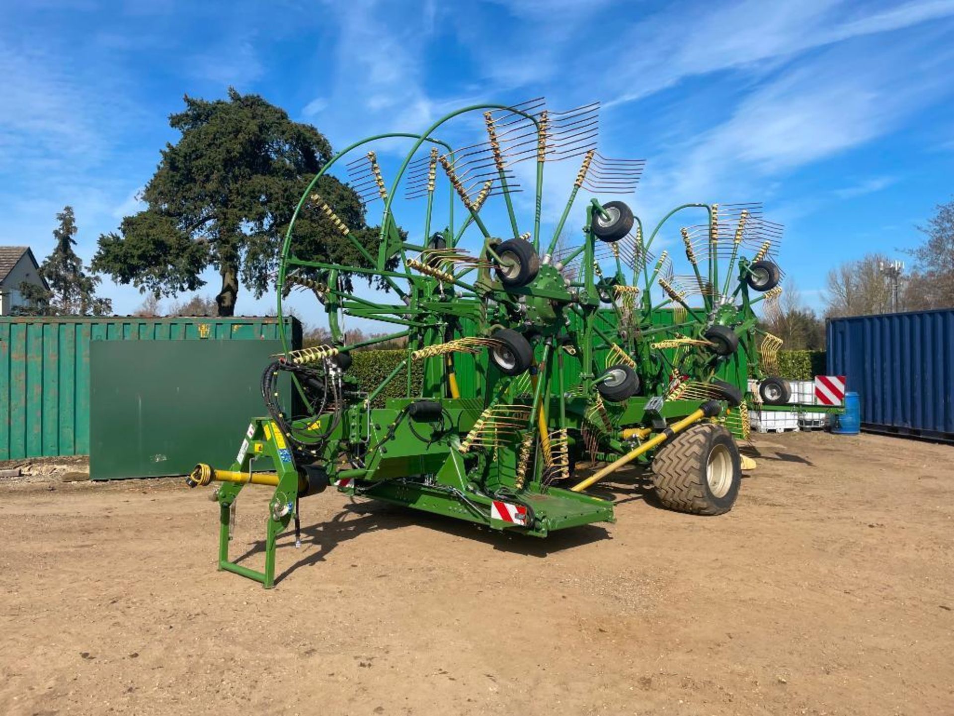 2020 Krone Swadro 1400 Plus 4 rotor rake, trailed on 620/40R22.5 IMP wheels and tyres. Type: SW2E. S - Image 3 of 27