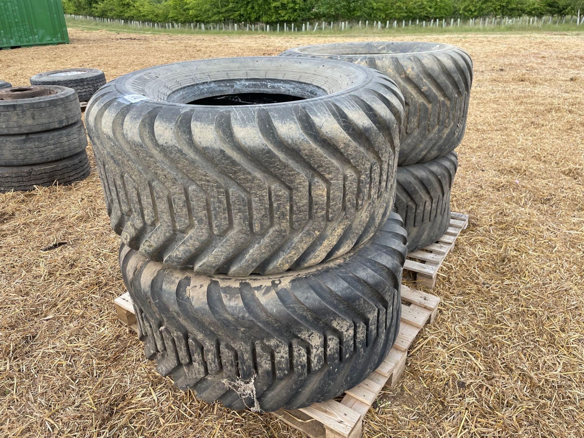 4No Alliance and BKT 550/60R22.5 tyres - Image 2 of 3