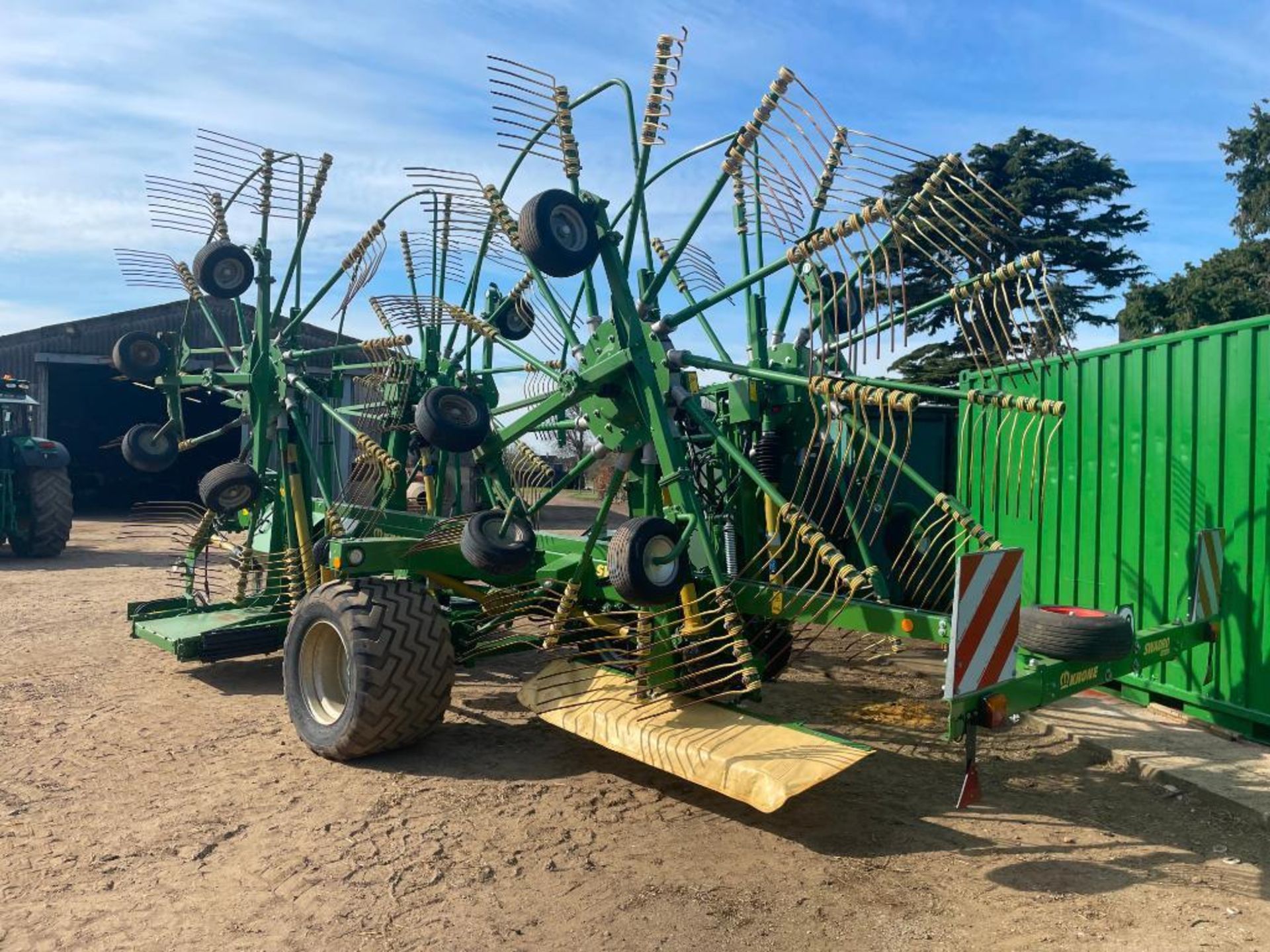 2020 Krone Swadro 1400 Plus 4 rotor rake, trailed on 620/40R22.5 IMP wheels and tyres. Type: SW2E. S - Image 11 of 27