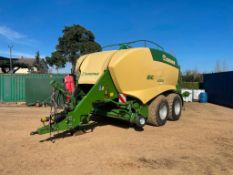 2018 Krone BigPack 1290 HDP II square baler, air brakes, auto-greaser, moisture meter, weigh cell, S