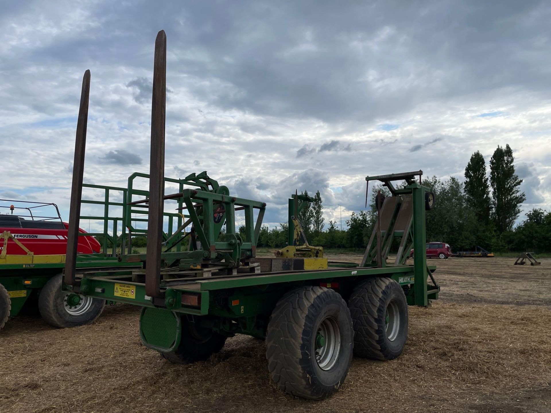 2007 Heath Super Chaser QM twin axle bale chaser on 560/60R22.5 wheels and tyres, hydraulic brakes, - Image 27 of 28