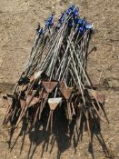 Quantity of Steel Electric Fence Stakes