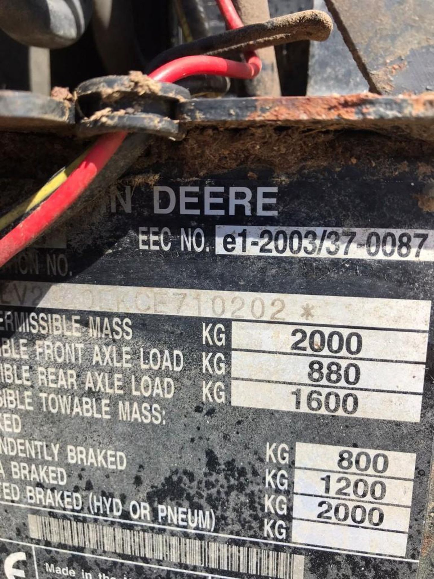 John Deere 2320 Compact Tractor - Image 5 of 5