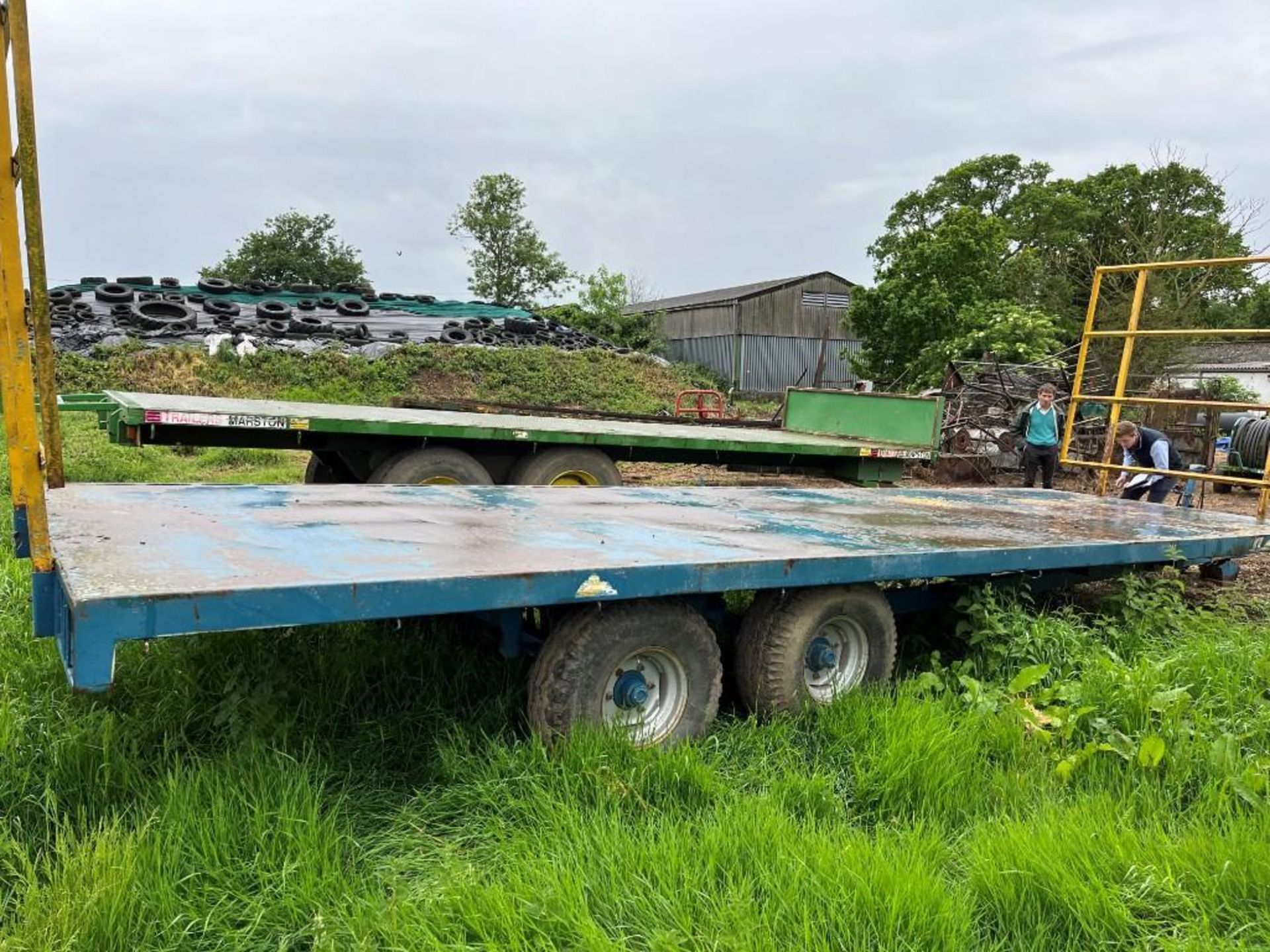 2001 Warwick 27ft Tandem Axle Bale Trailer - Image 4 of 4