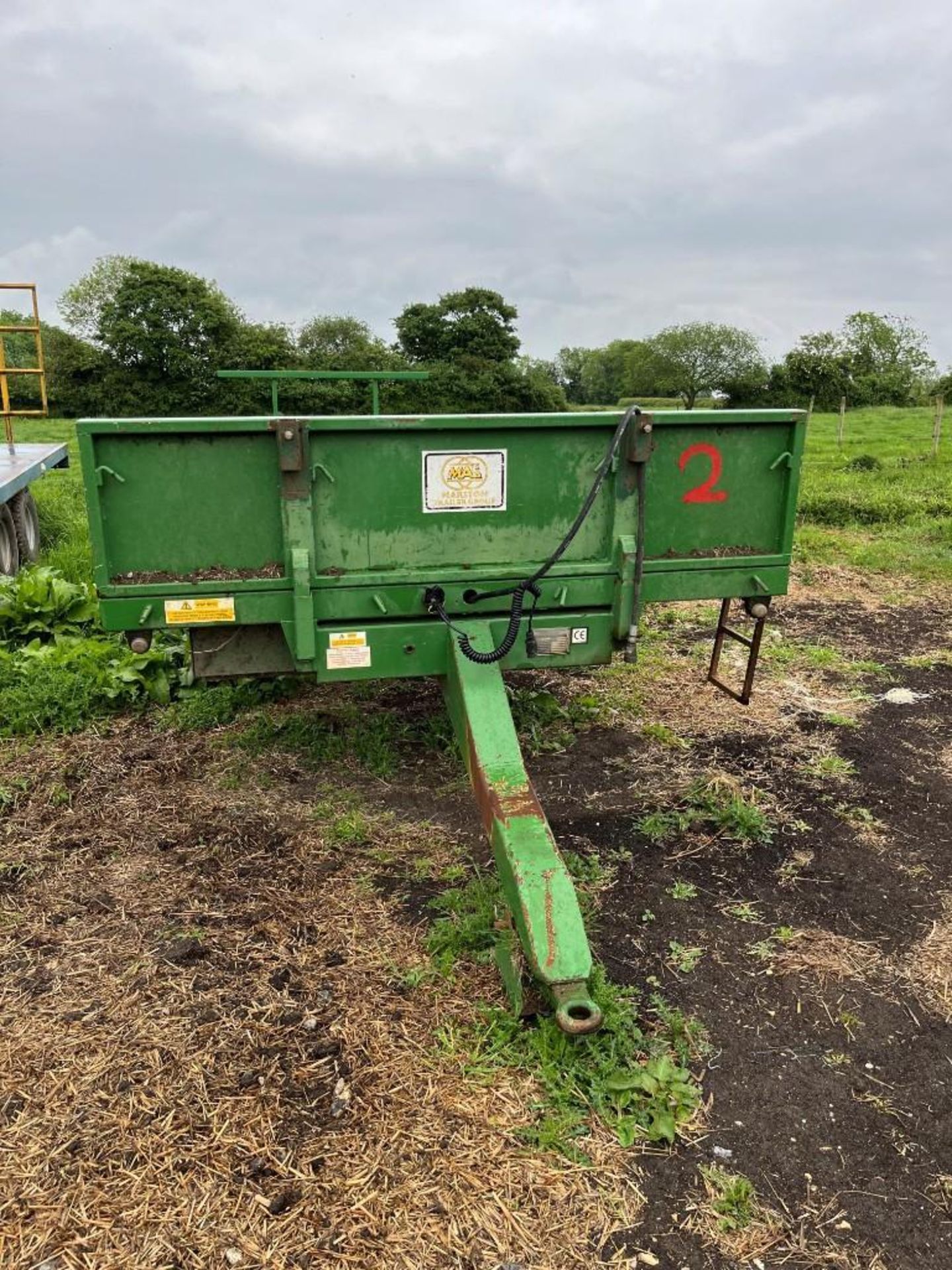 2011 AS Marston 25ft Flat Bed Bale Trailer - Image 3 of 6