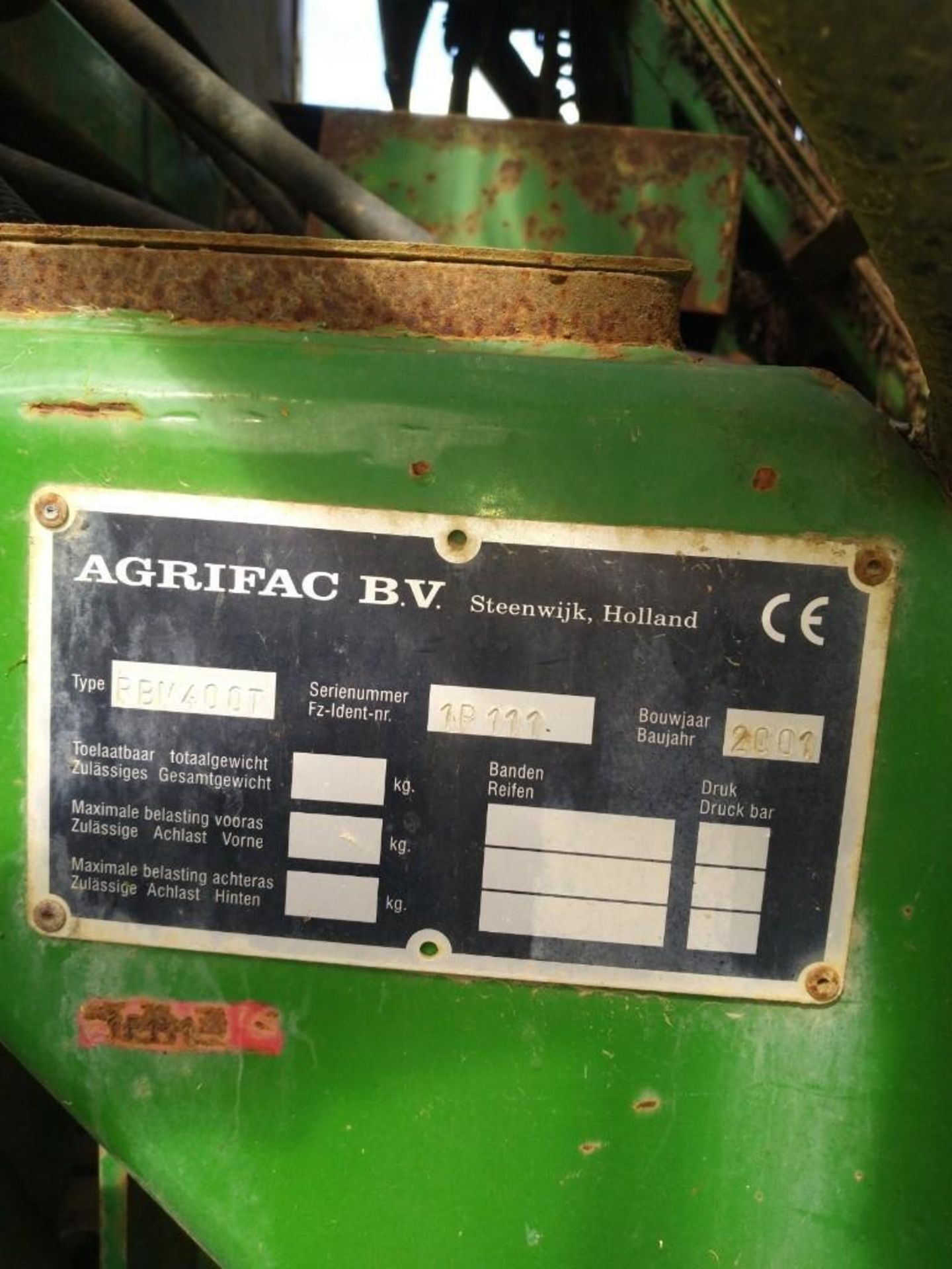 2001 Riecam 400T Sugar Beet Harvester - Spares and Repairs - Image 15 of 19