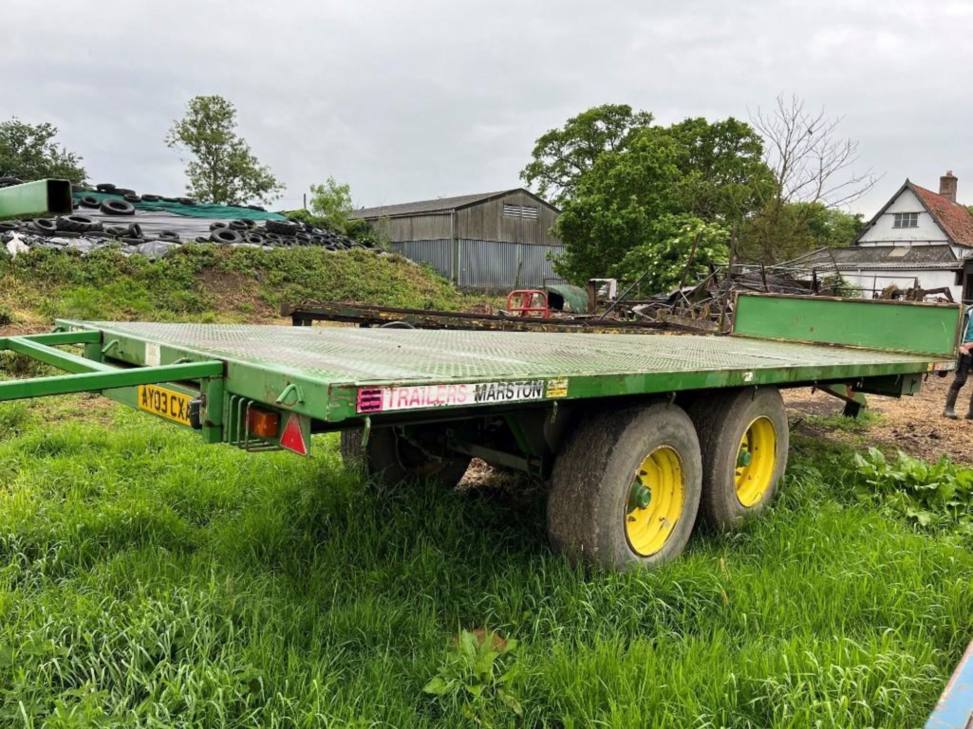 2011 AS Marston 25ft Flat Bed Bale Trailer - Image 5 of 6