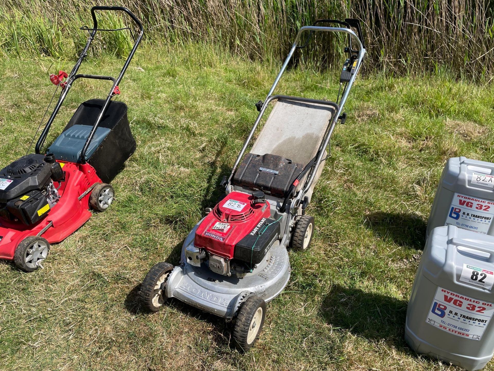 Honda HR194 pedestrian mower. No VAT