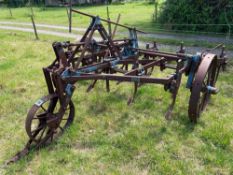Ransomes 14 leg trailed cultivator supplied by H A Collings Ltd