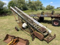 Cooks bale elevator with Villiers engine, spares or repairs NB: Please note that the proceeds from t